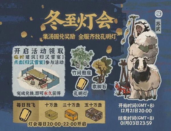 江南百景图冬至灯会活动有什么奖励