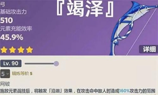 原神咸鱼弓属性强度怎么样