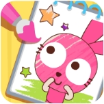 泡泡兔趣味涂色