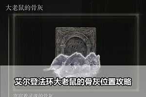艾尔登法环大老鼠的骨灰位置攻略