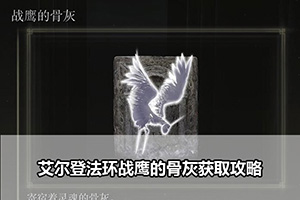 艾尔登法环战鹰的骨灰获取攻略