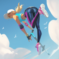 空闲棒翻转跳跃