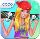 都市滑板滑板女王